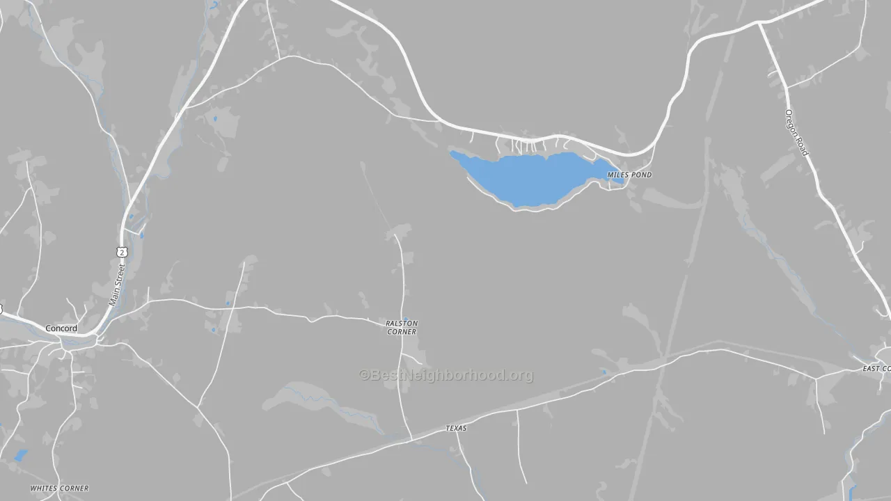 Bike Grade map of Ralston Corner, VT