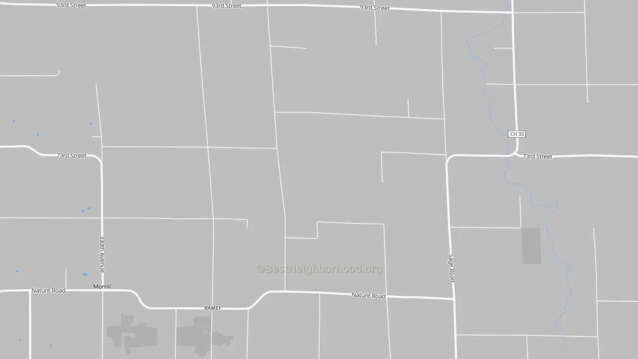 Bike Grade map of Ramey, MN