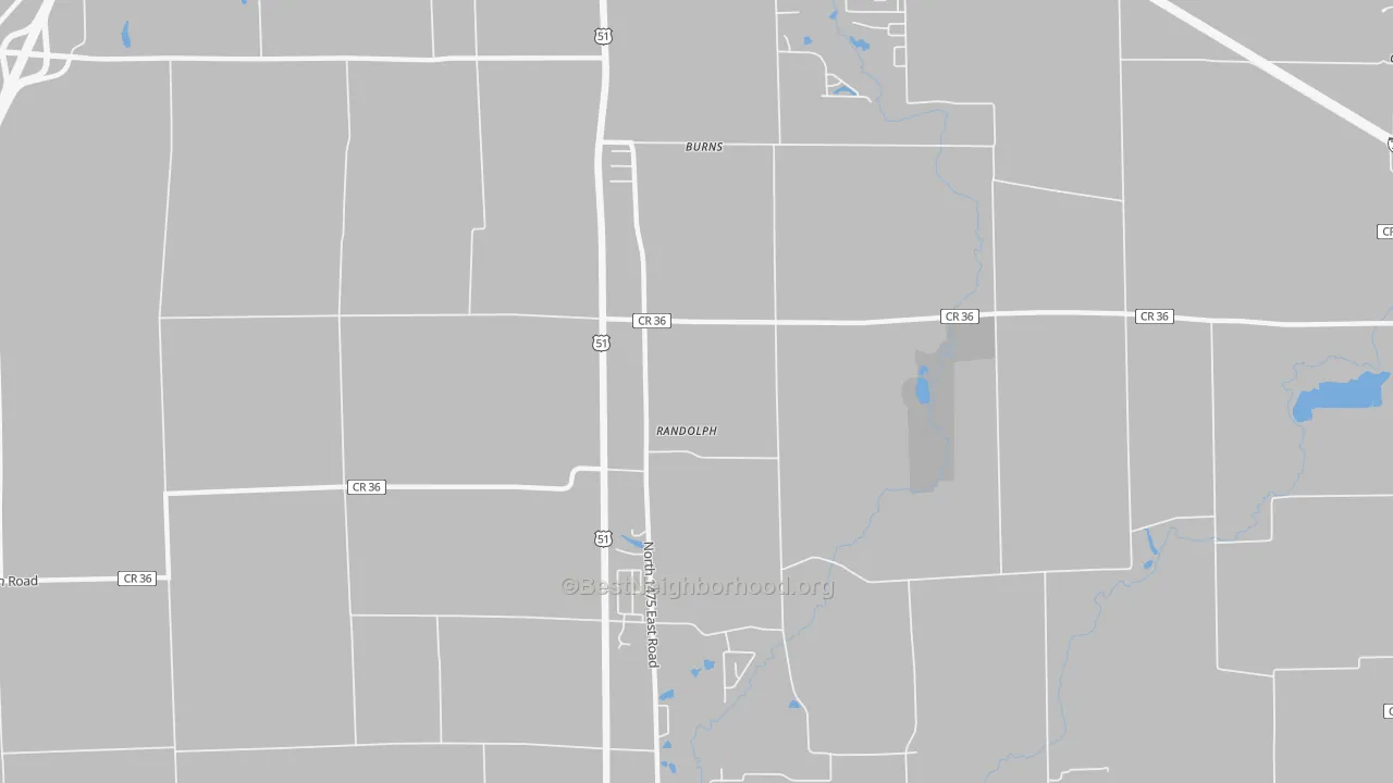 Bike Grade map of Randolph, IL