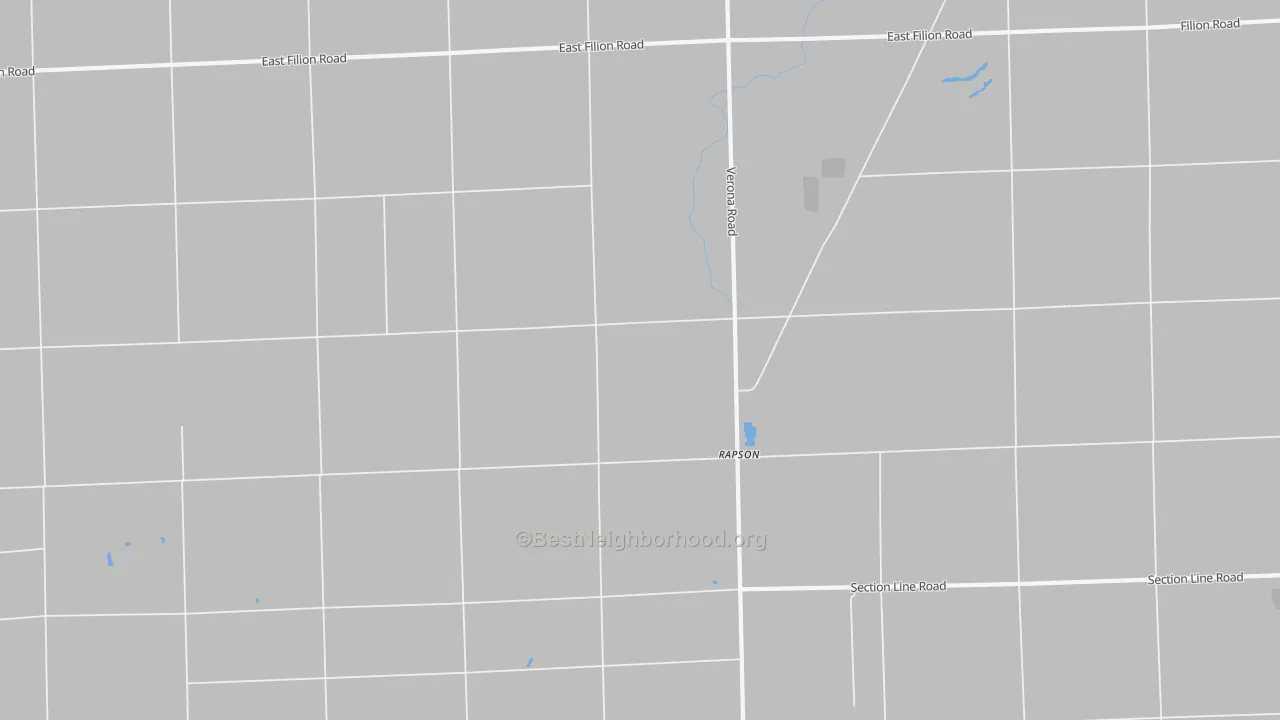 Bike Grade map of Rapson, MI