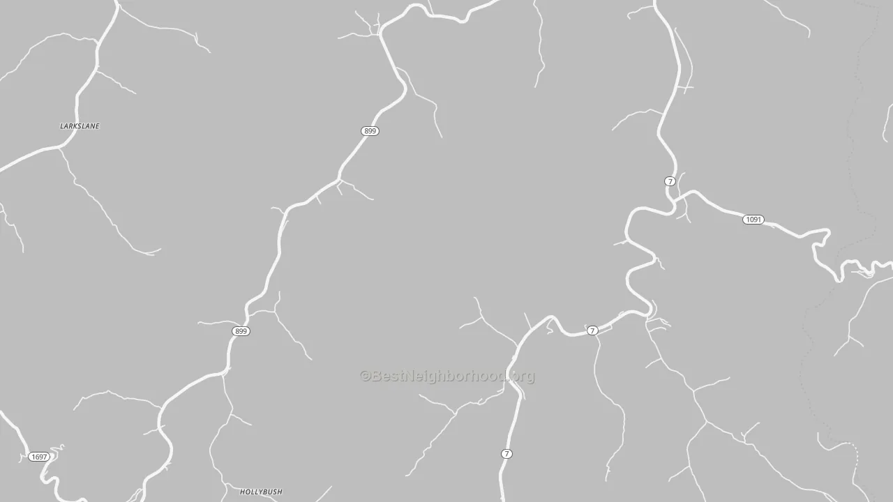 Bike Grade map of Raven, KY