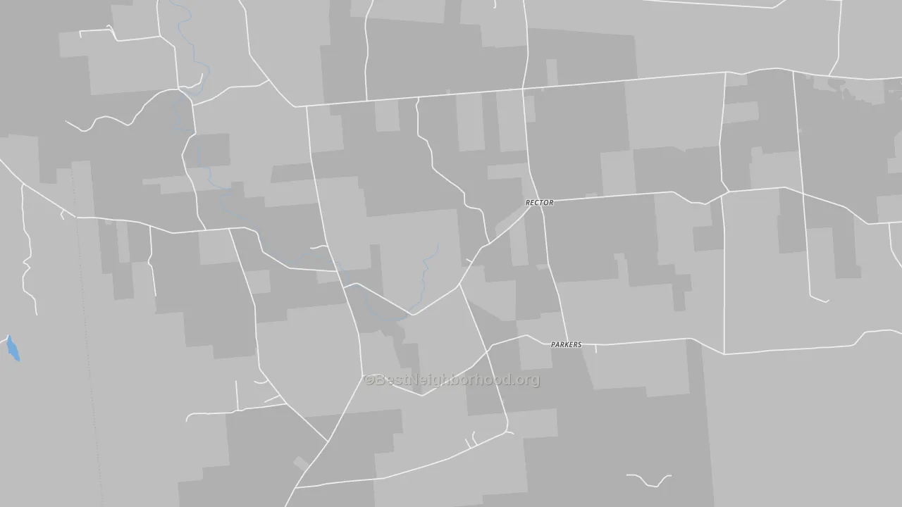 Bike Grade map of Rector, NY