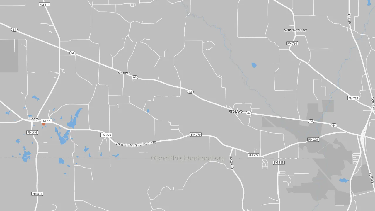 Bike Grade map of Redland, TX