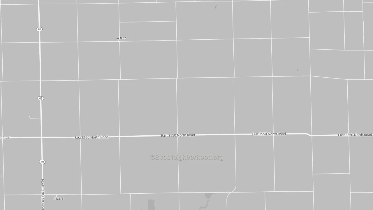 Bike Grade map of Reilly, IL