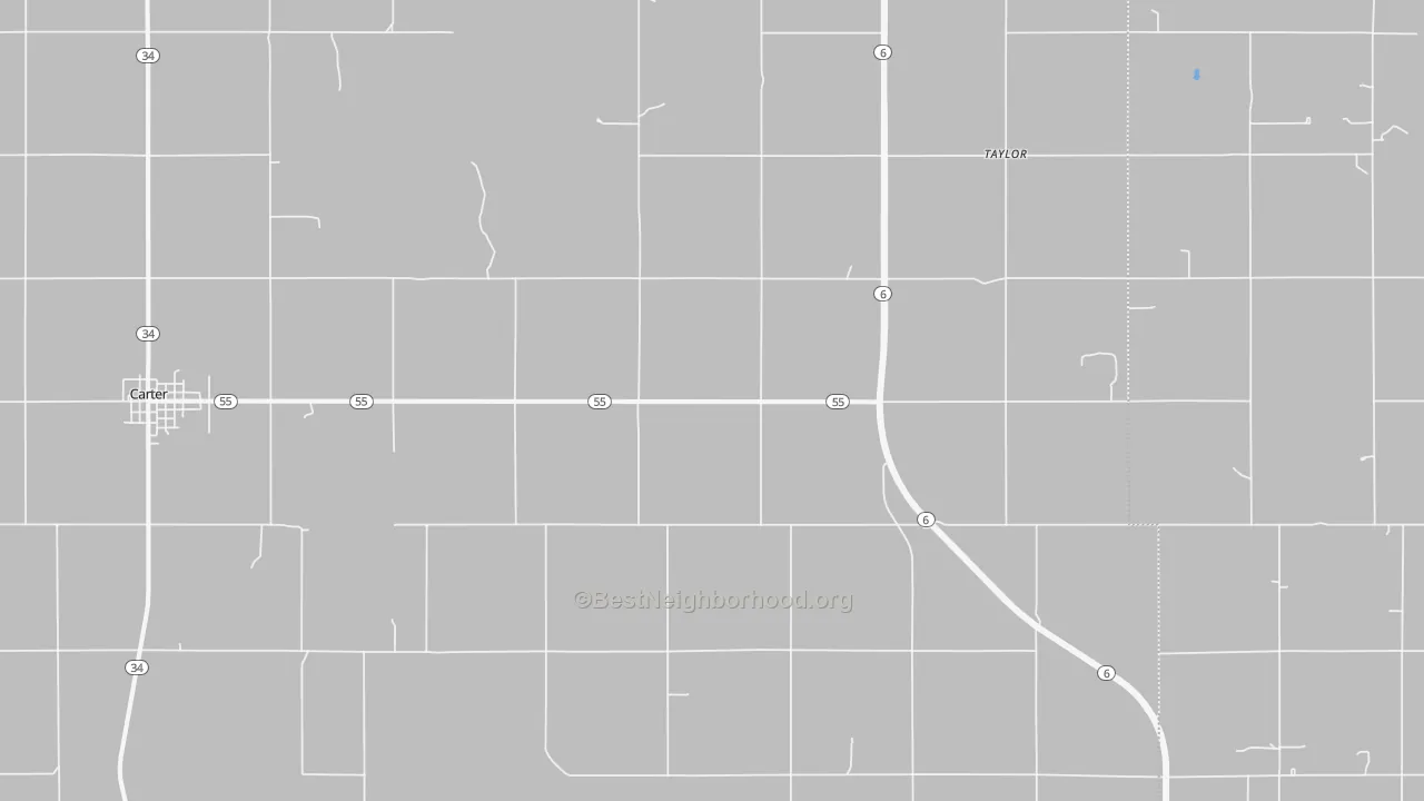 Bike Grade map of Retrop, OK