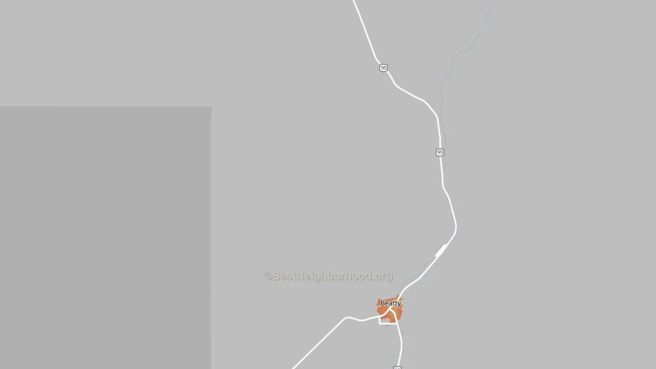Bike Grade map of Rhyolite, NV