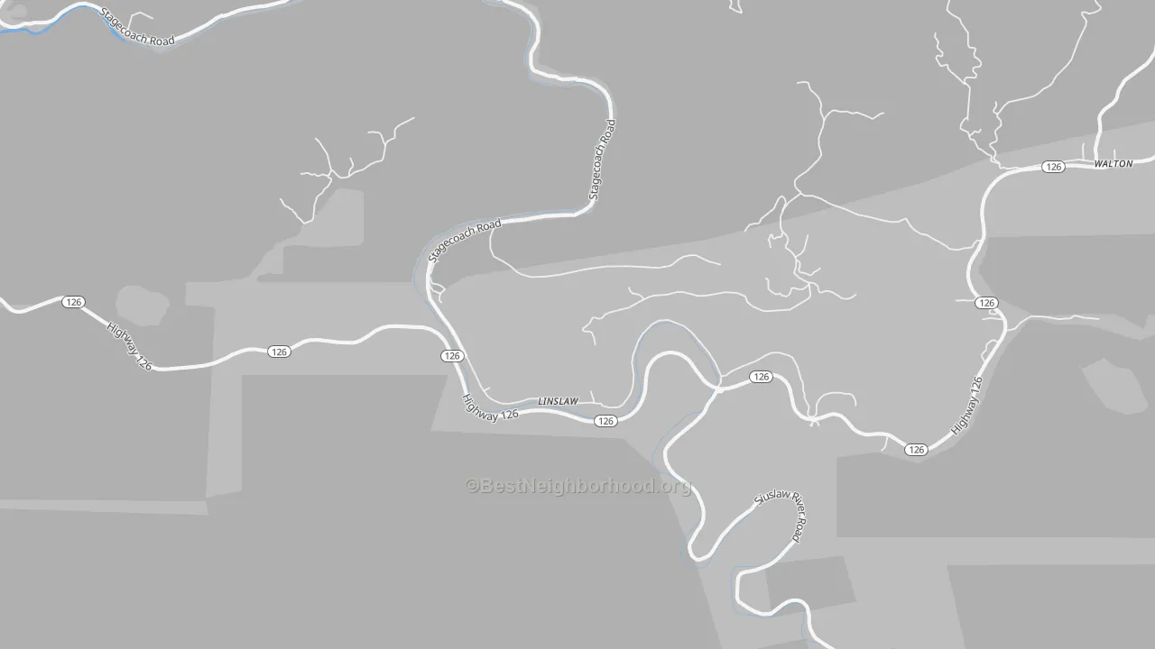 Bike Grade map of Richardson, OR