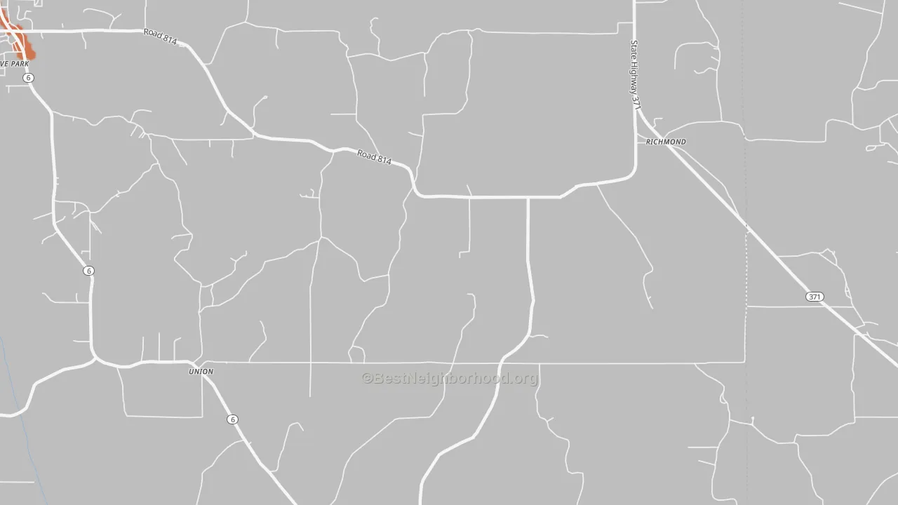 Bike Grade map of Richmond, MS