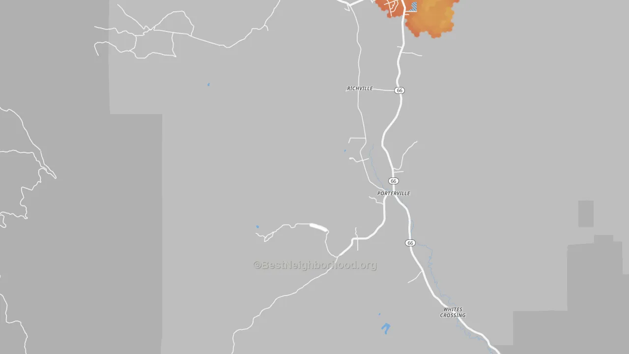 Bike Grade map of Richville, UT