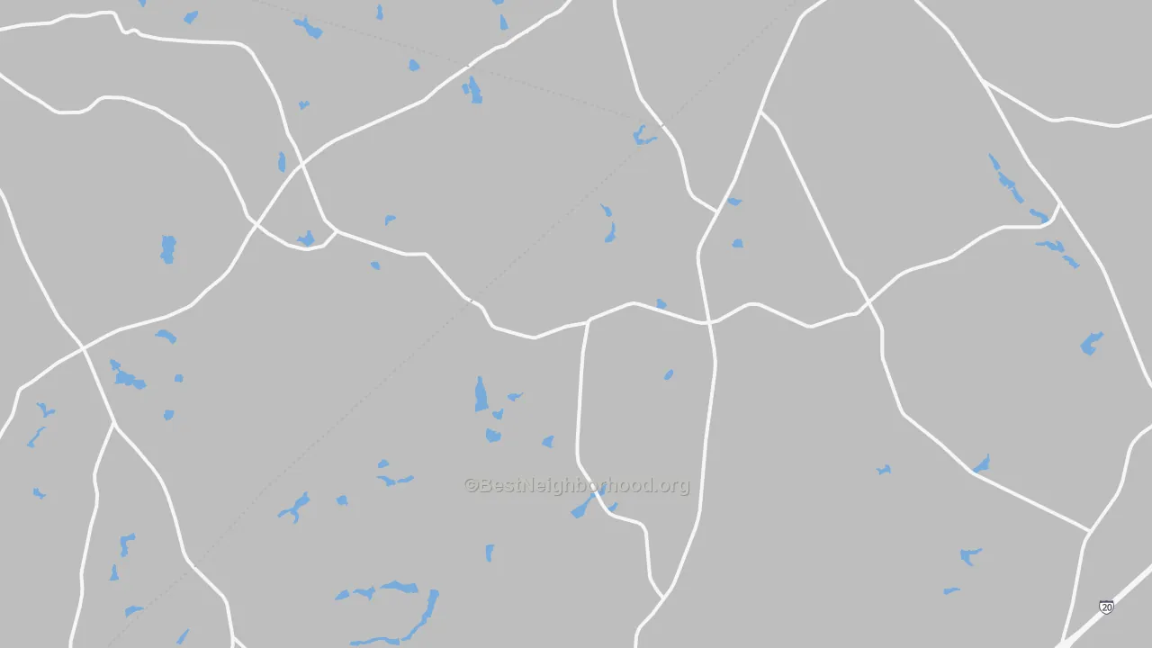 Bike Grade map of Ridge Spring, SC