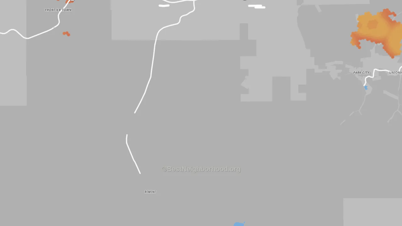 Bike Grade map of Rimini, MT