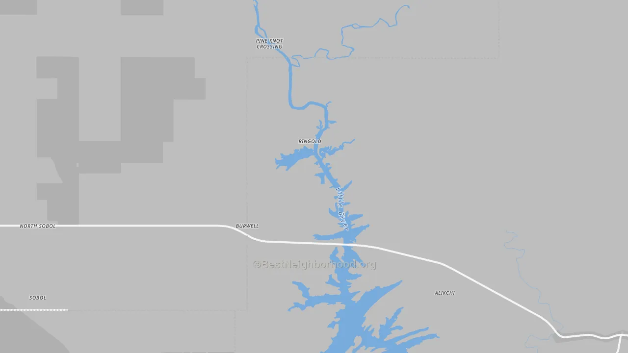 Bike Grade map of Ringold, OK