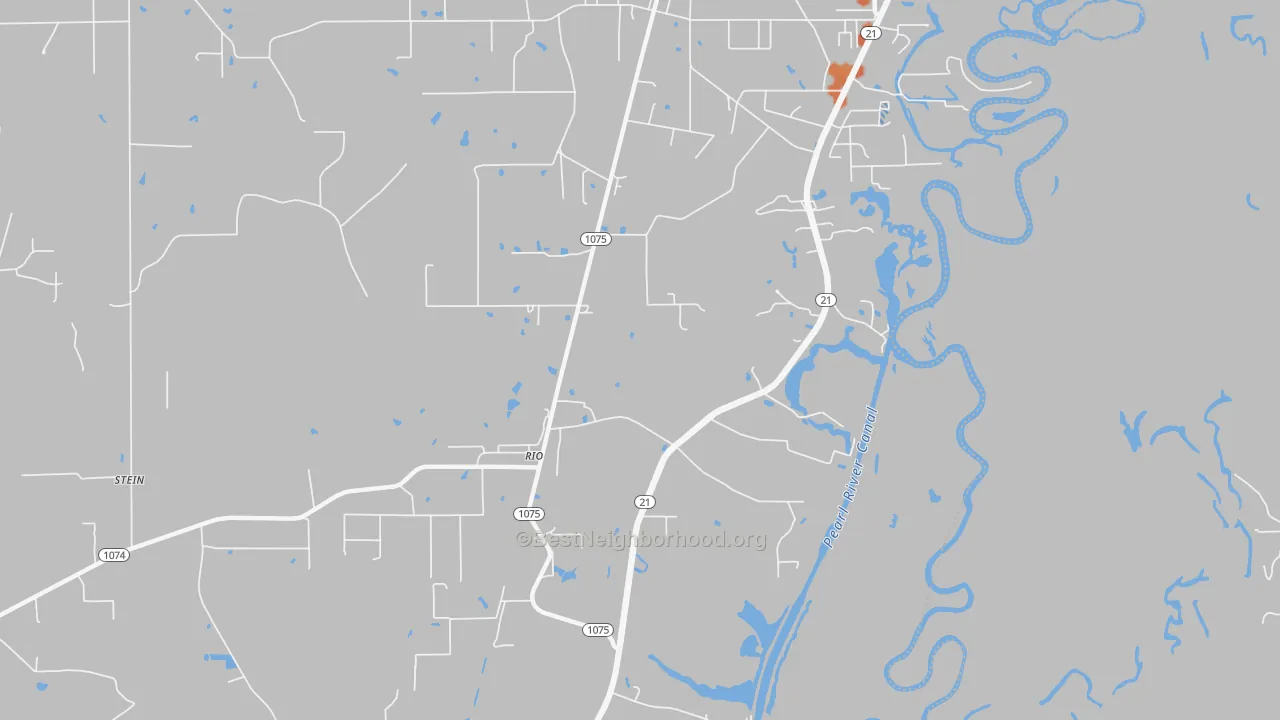 Bike Grade map of Rio, LA