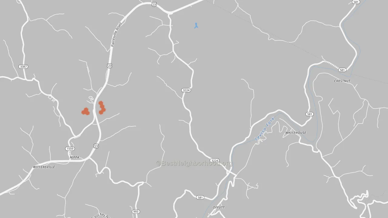 Bike Grade map of River, KY