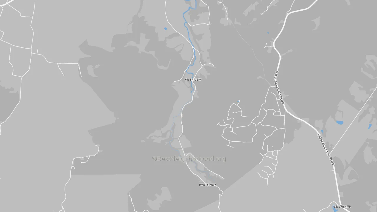 Bike Grade map of Riverview, TN