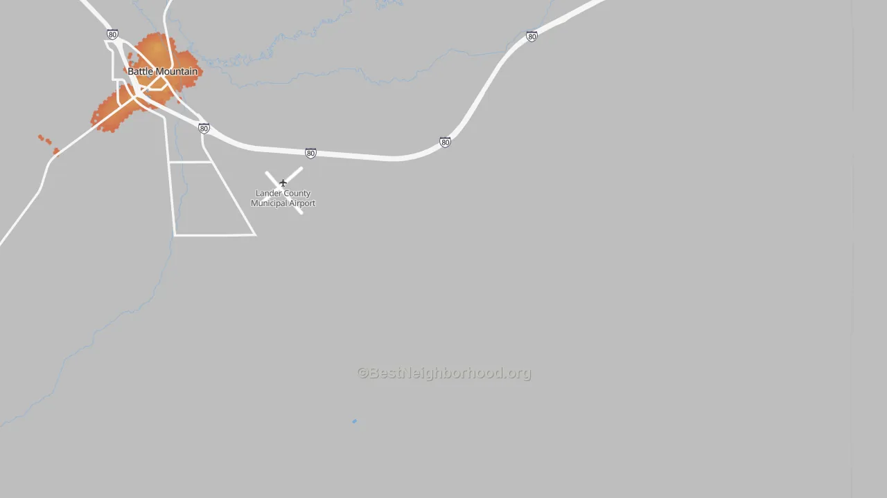 Bike Grade map of Rixies, NV