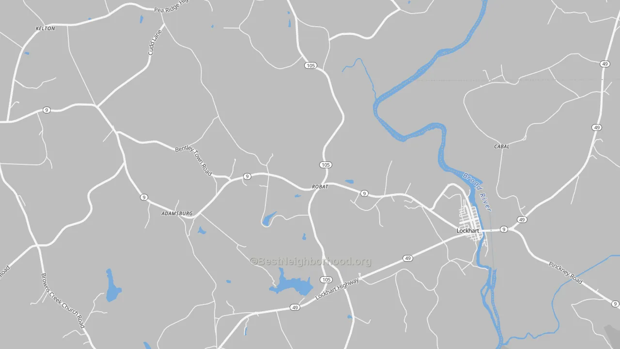 Bike Grade map of Robat, SC