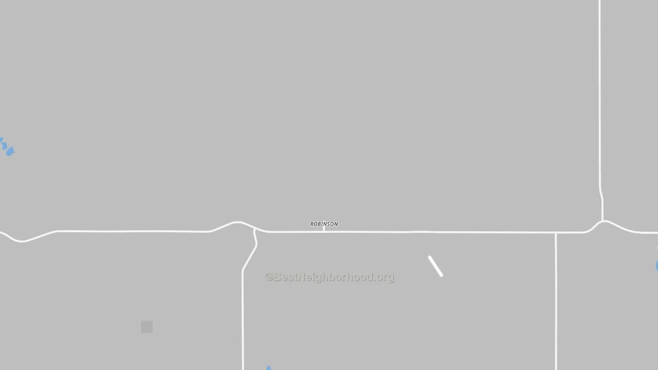 Bike Grade map of Robinson, ND