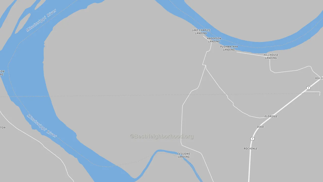 Bike Grade map of Rochdale, MS
