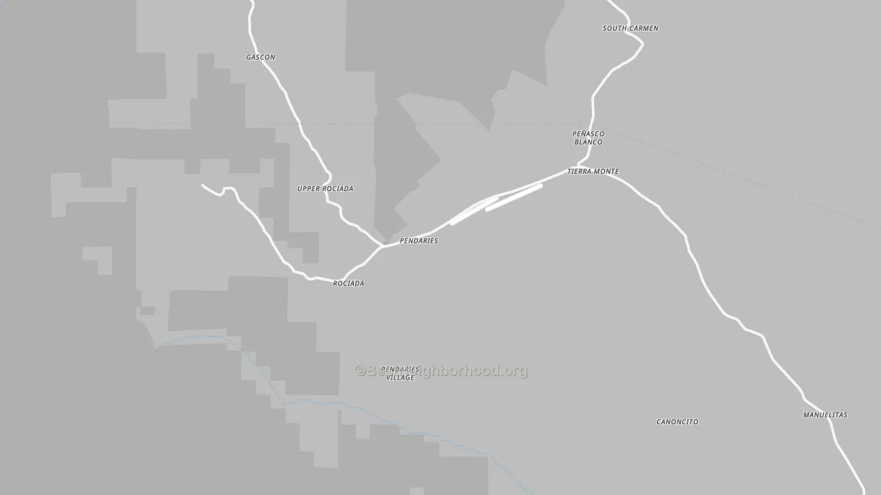 Bike Grade map of Rociada, NM