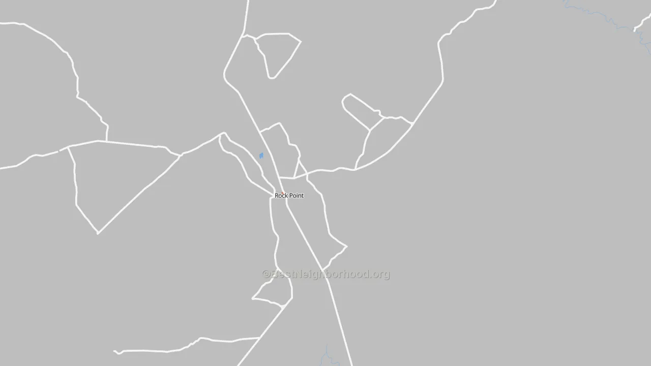 Bike Grade map of Rock Point, AZ