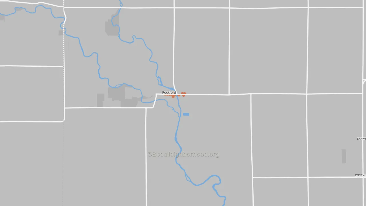 Bike Grade map of Rockford, IA