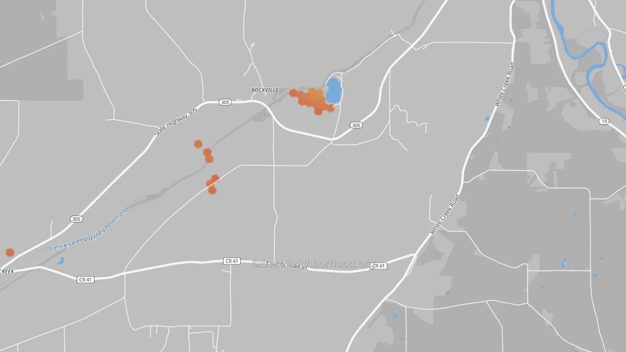 Bike Grade map of Rockville, NY