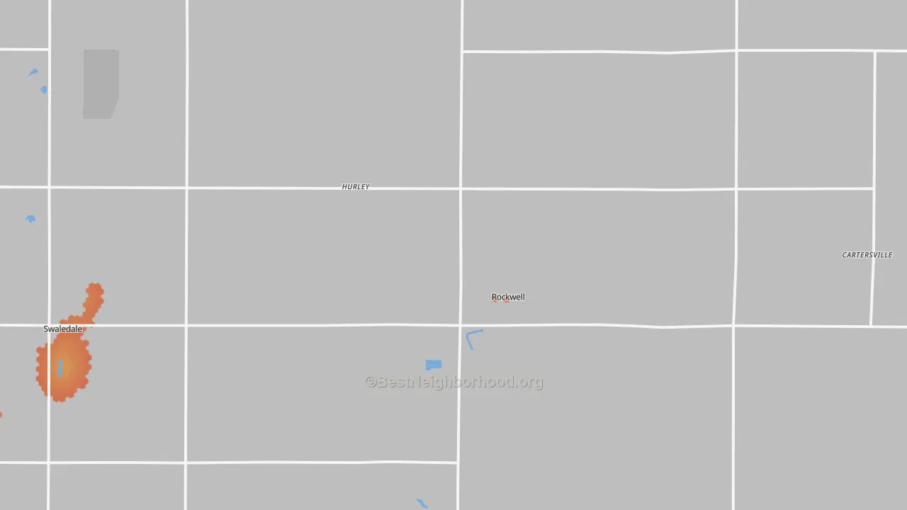 Bike Grade map of Rockwell, IA