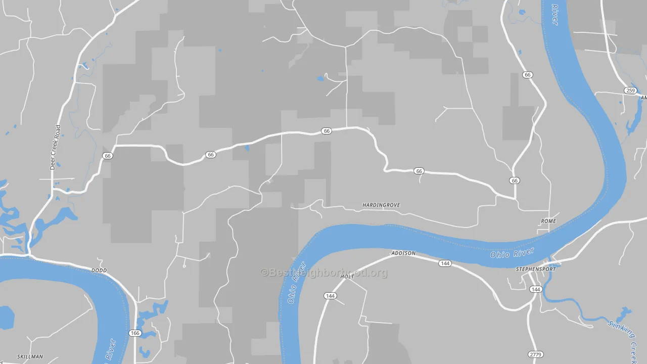 Bike Grade map of Rome, IN