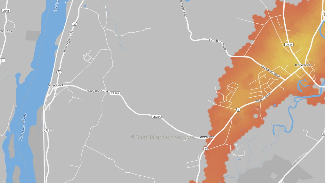 Bike Grade map of Rossman, NY
