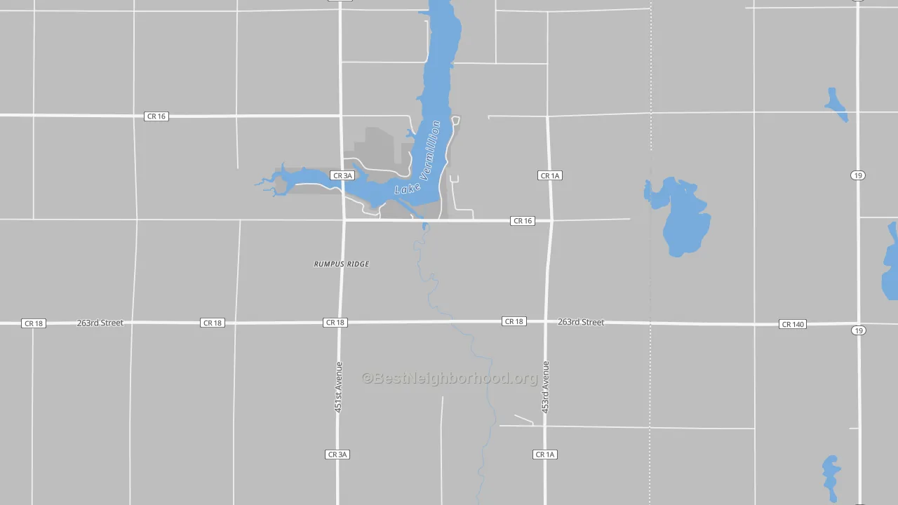 Bike Grade map of Rumpus Ridge, SD