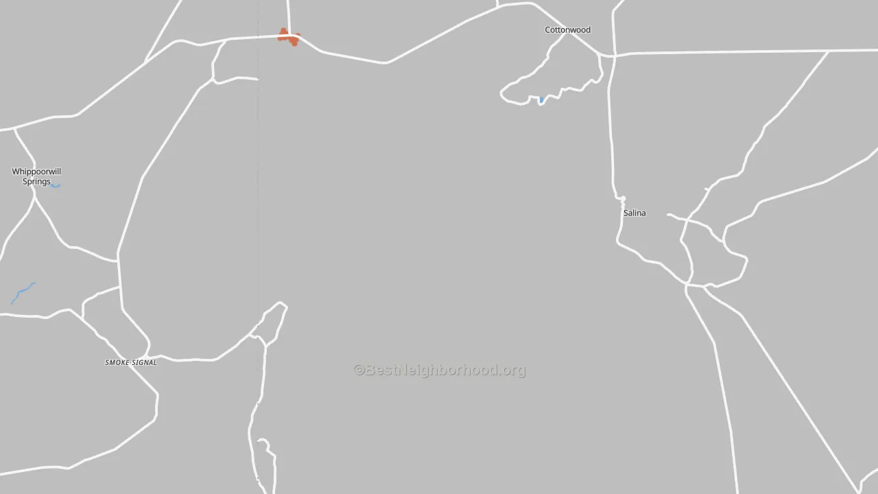 Bike Grade map of Salina, AZ