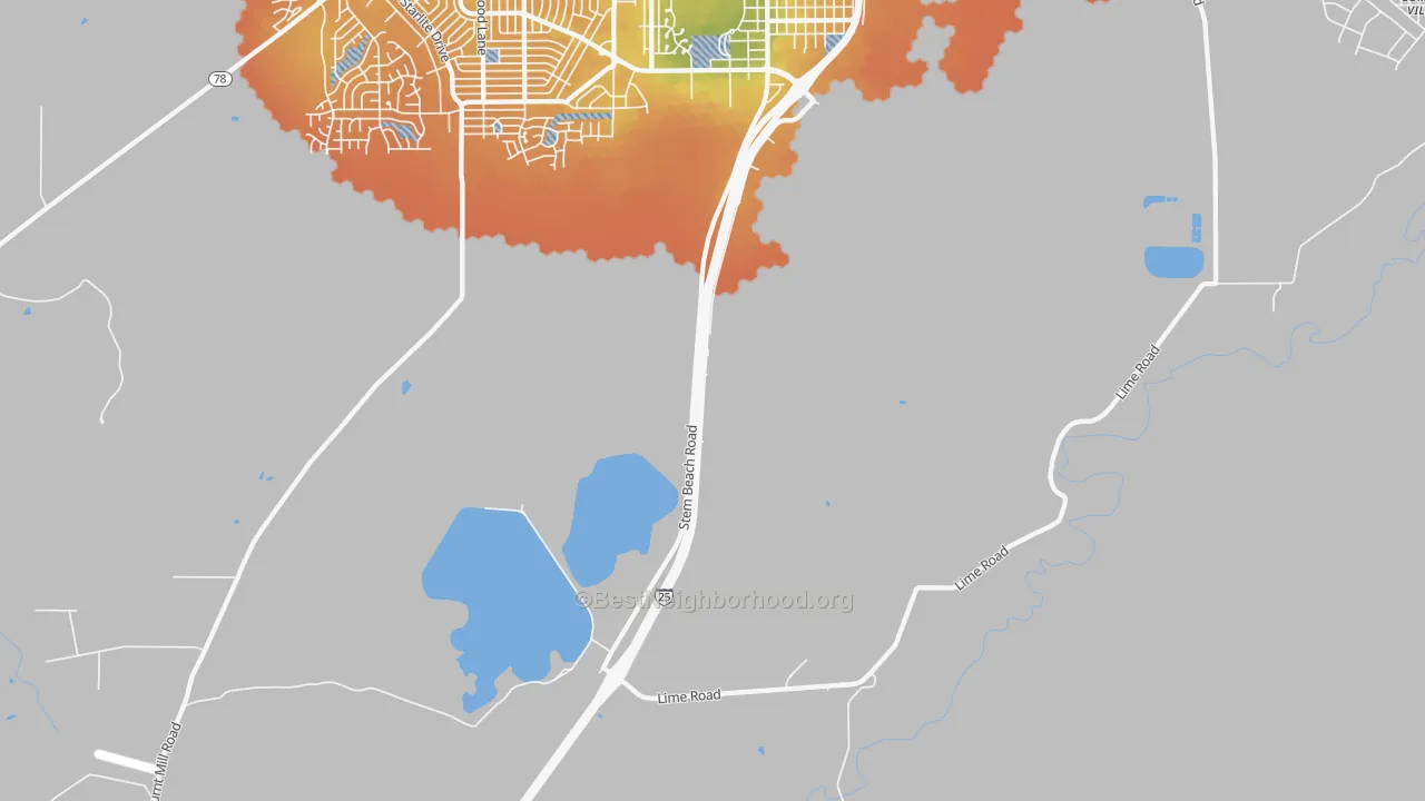 Bike Grade map of Salt Creek, CO