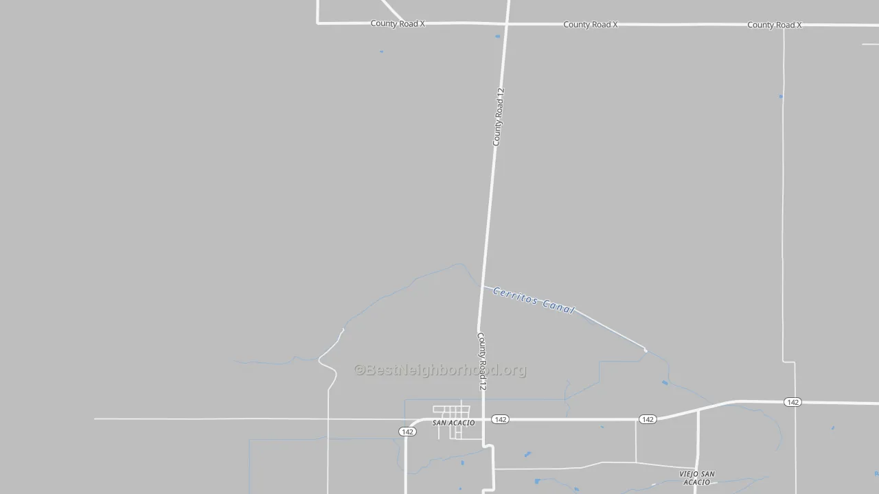Bike Grade map of San Acacio, CO