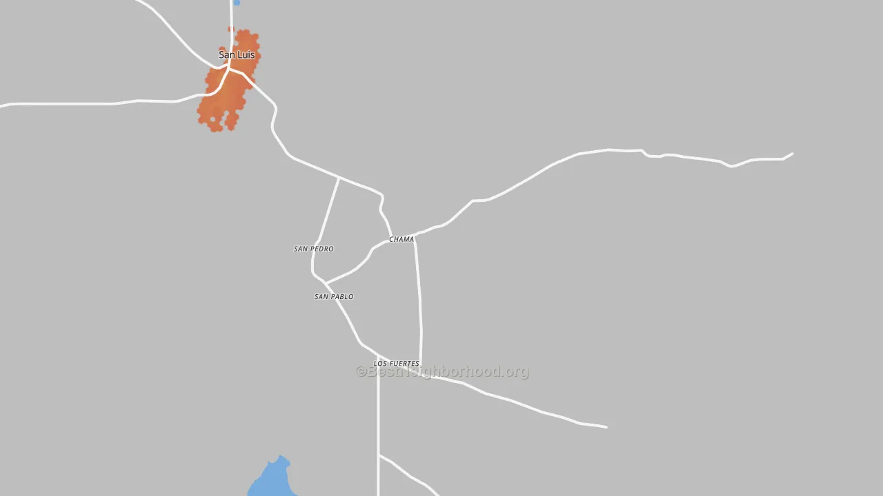 Bike Grade map of San Pablo, CO