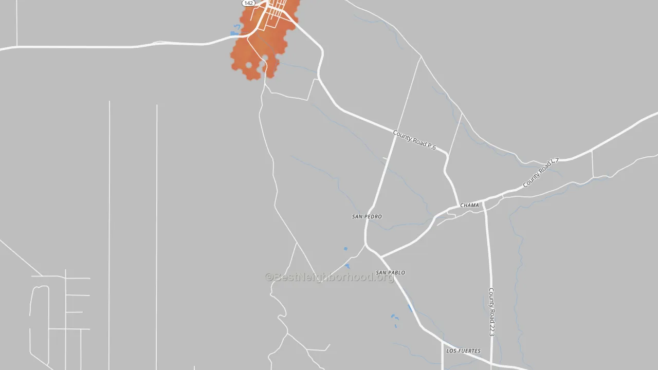 Bike Grade map of San Pedro, CO