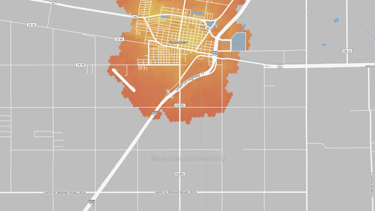 Bike Grade map of San Pedro, TX