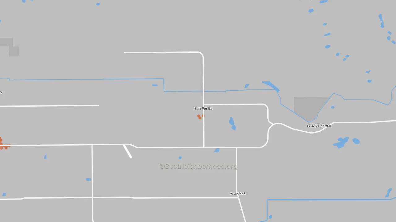 Bike Grade map of San Perlita, TX