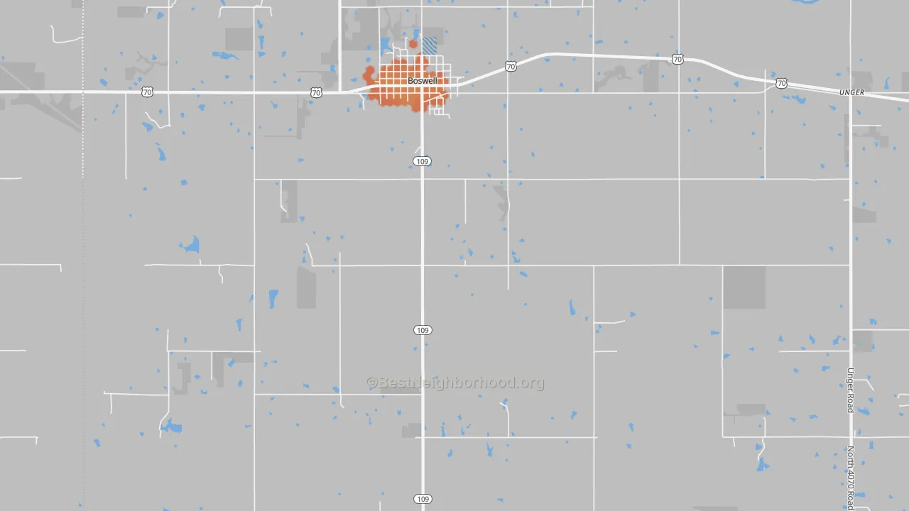 Bike Grade map of Sand Bluff, OK