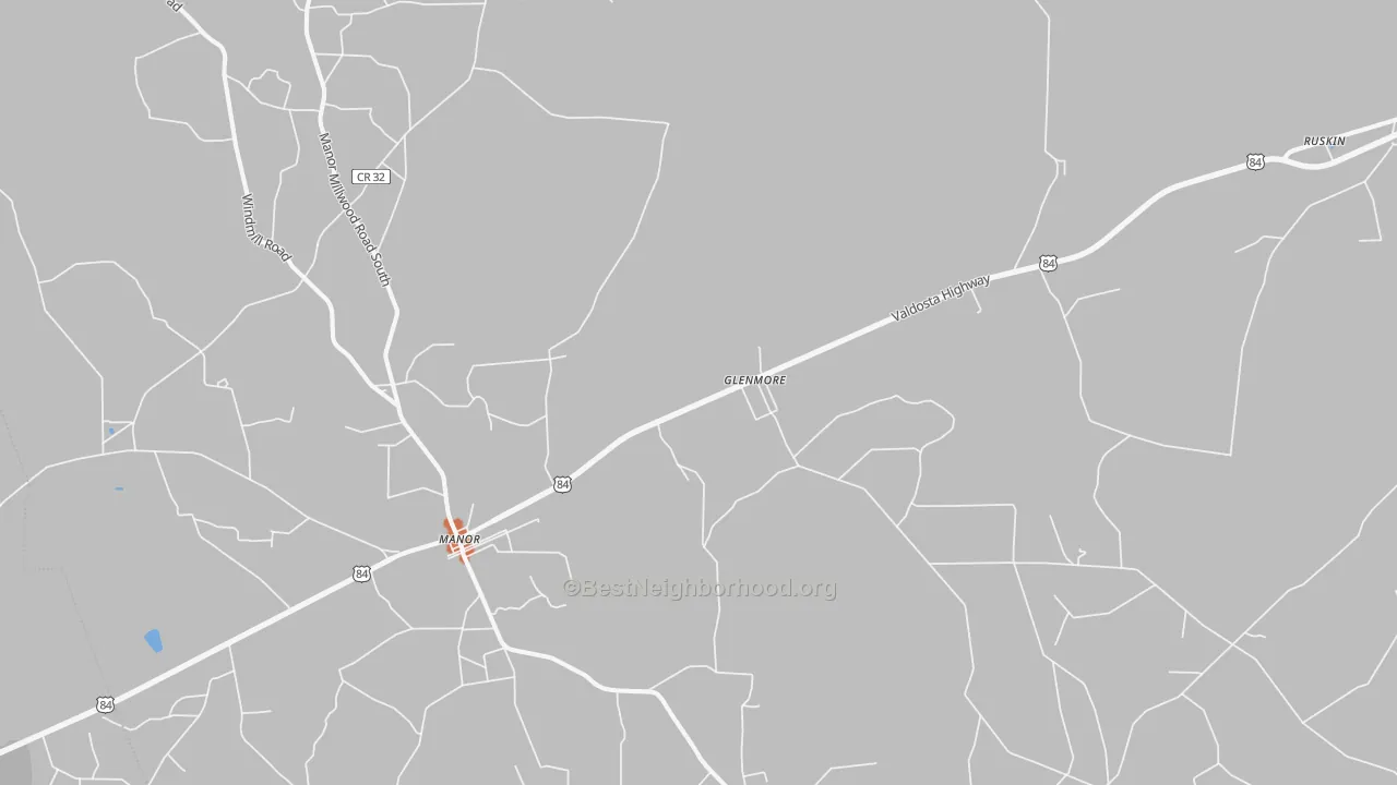 Bike Grade map of Sand Hill, GA
