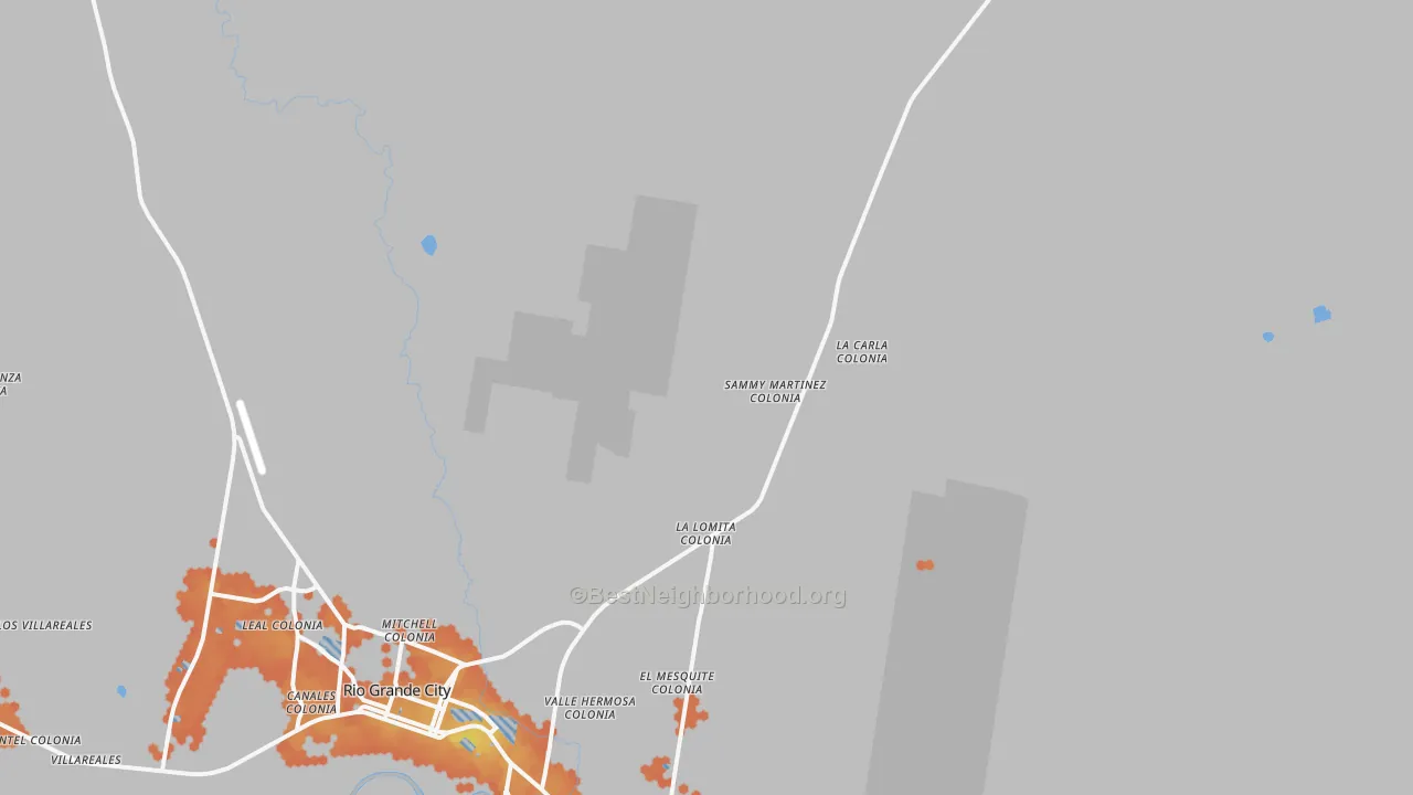 Bike Grade map of Santa Cruz, TX