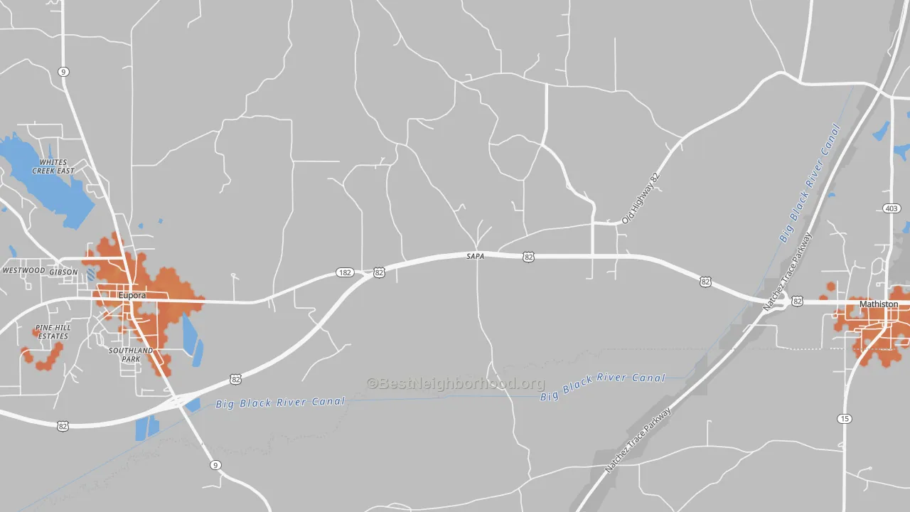 Bike Grade map of Sapa, MS