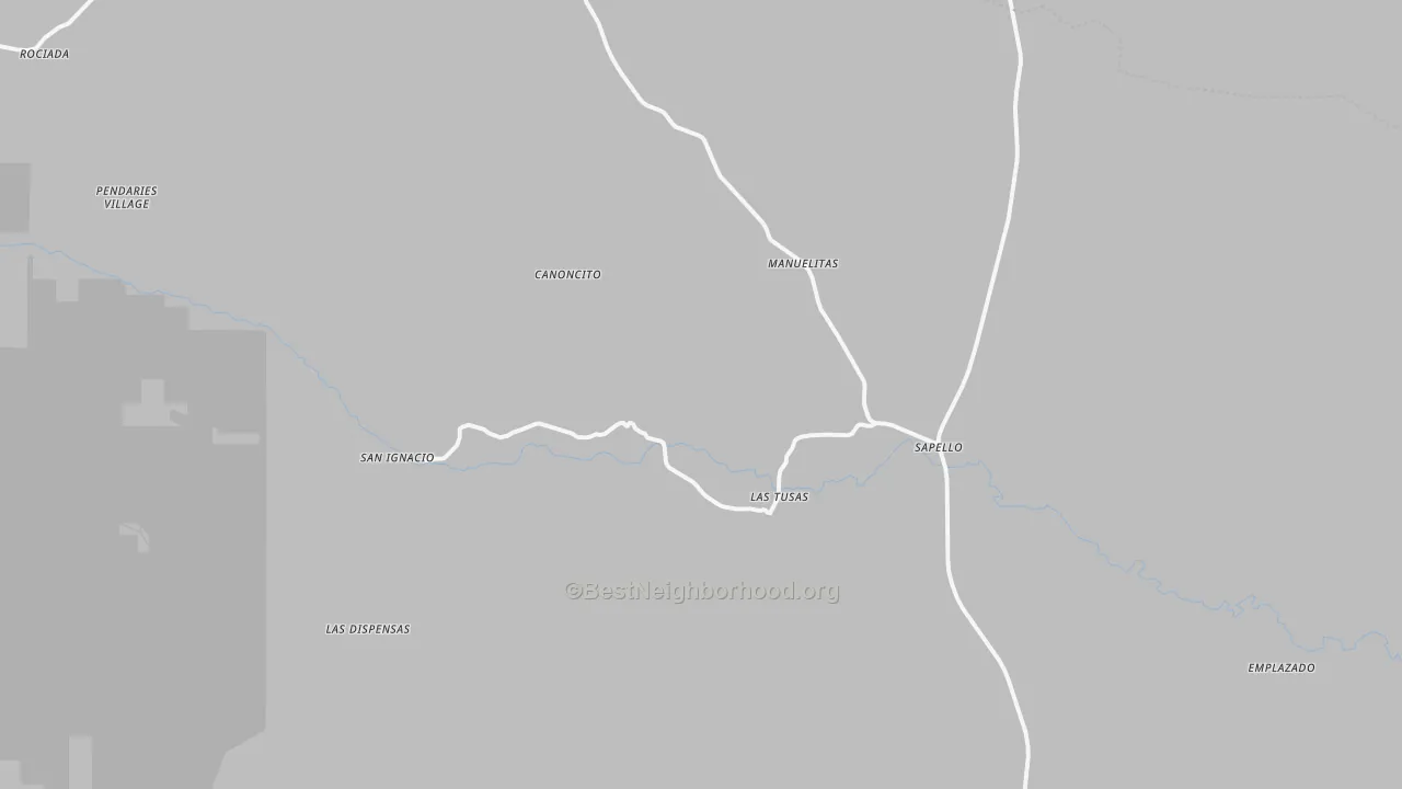 Bike Grade map of Sapello, NM
