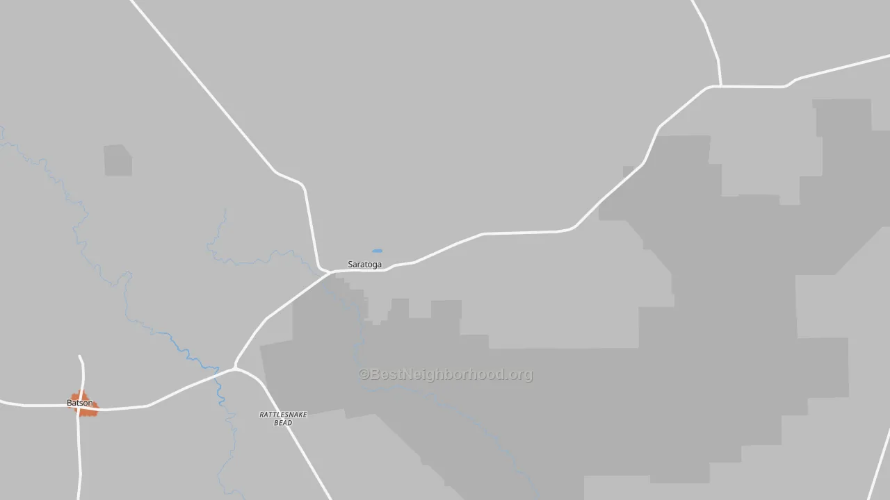 Bike Grade map of Saratoga, TX