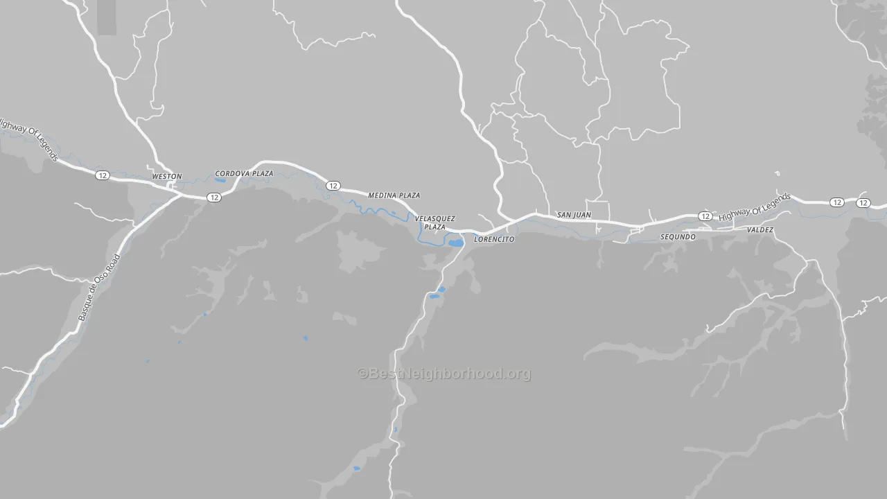 Bike Grade map of Sarcillo, CO