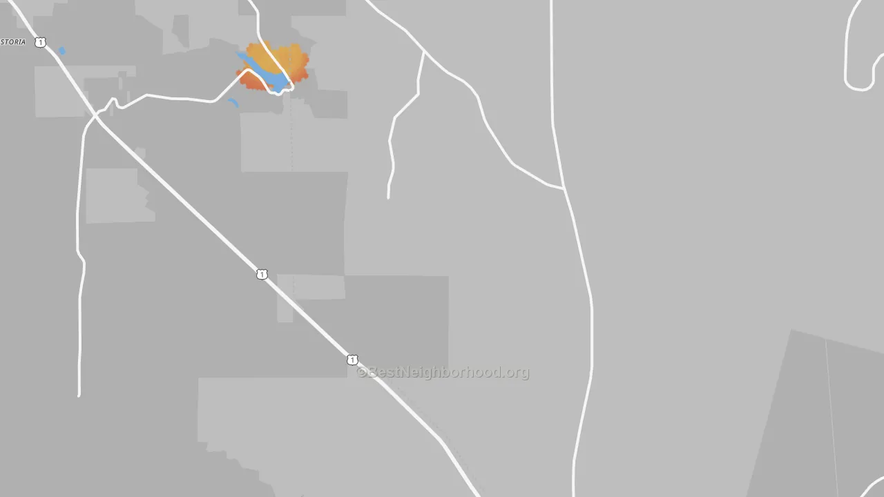 Bike Grade map of Schlatterville, GA