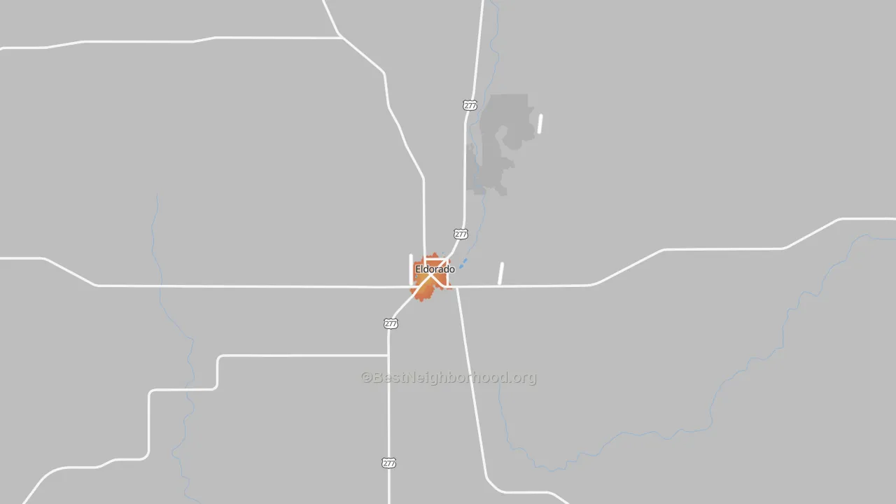 Bike Grade map of Schleicher County, TX