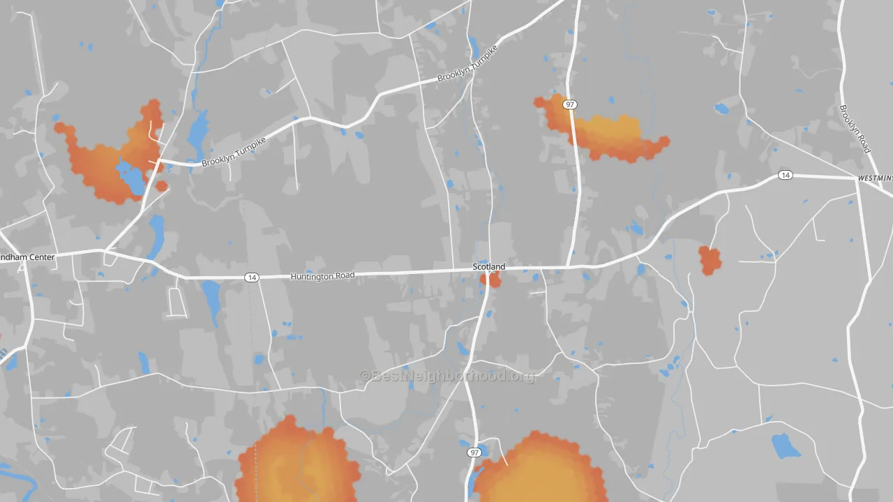 Bike Grade map of Scotland, CT