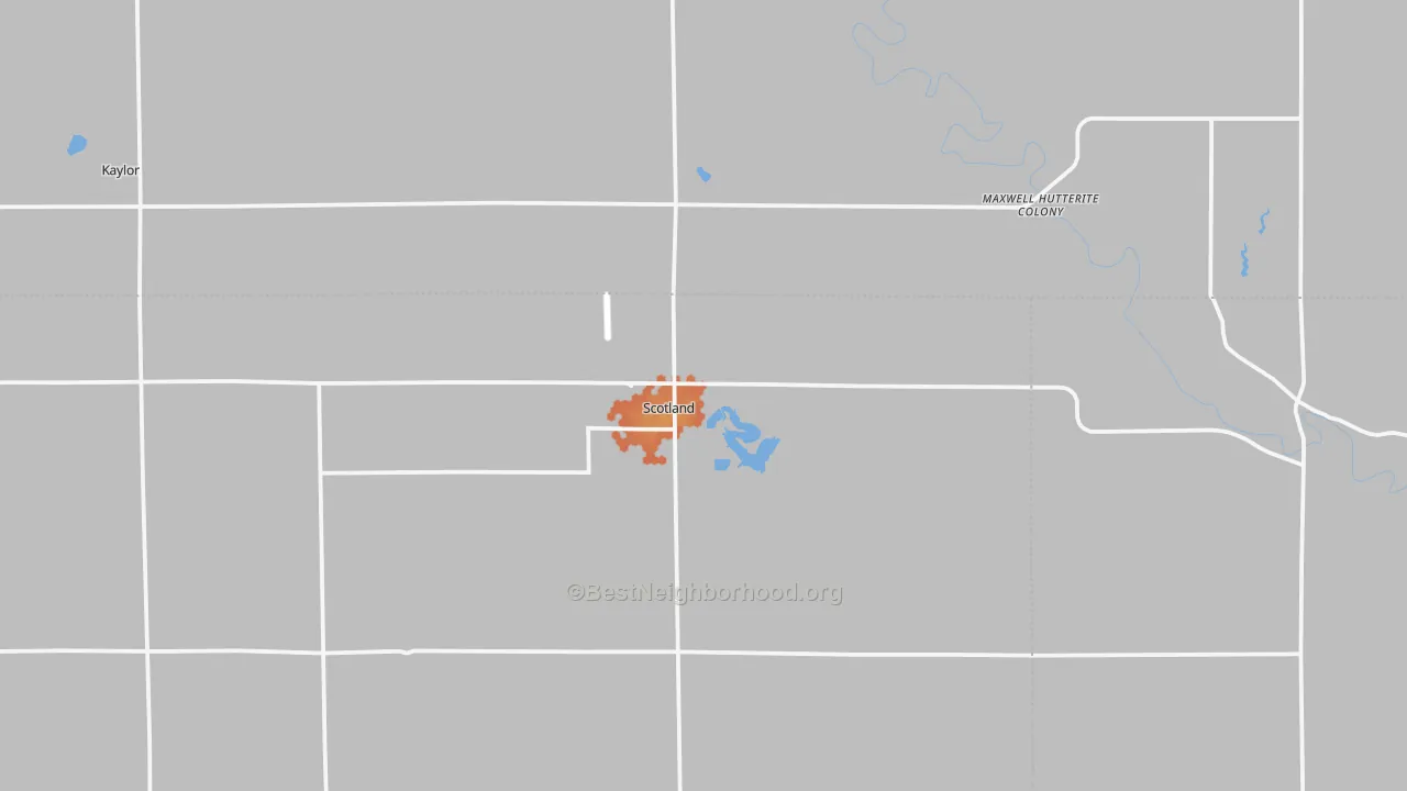 Bike Grade map of Scotland, SD