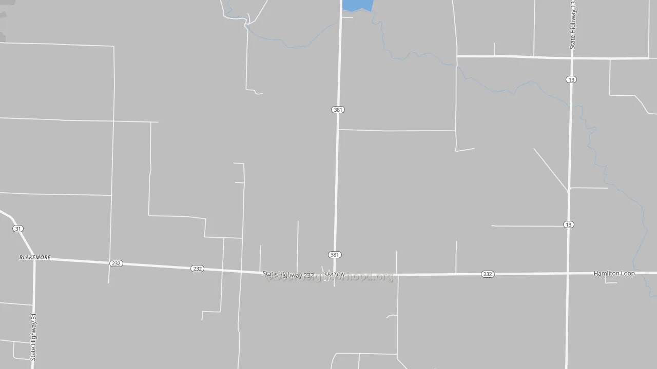 Bike Grade map of Seaton, AR